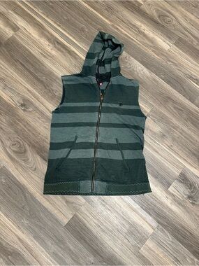 Element Striped Sleeveless Hoodie
